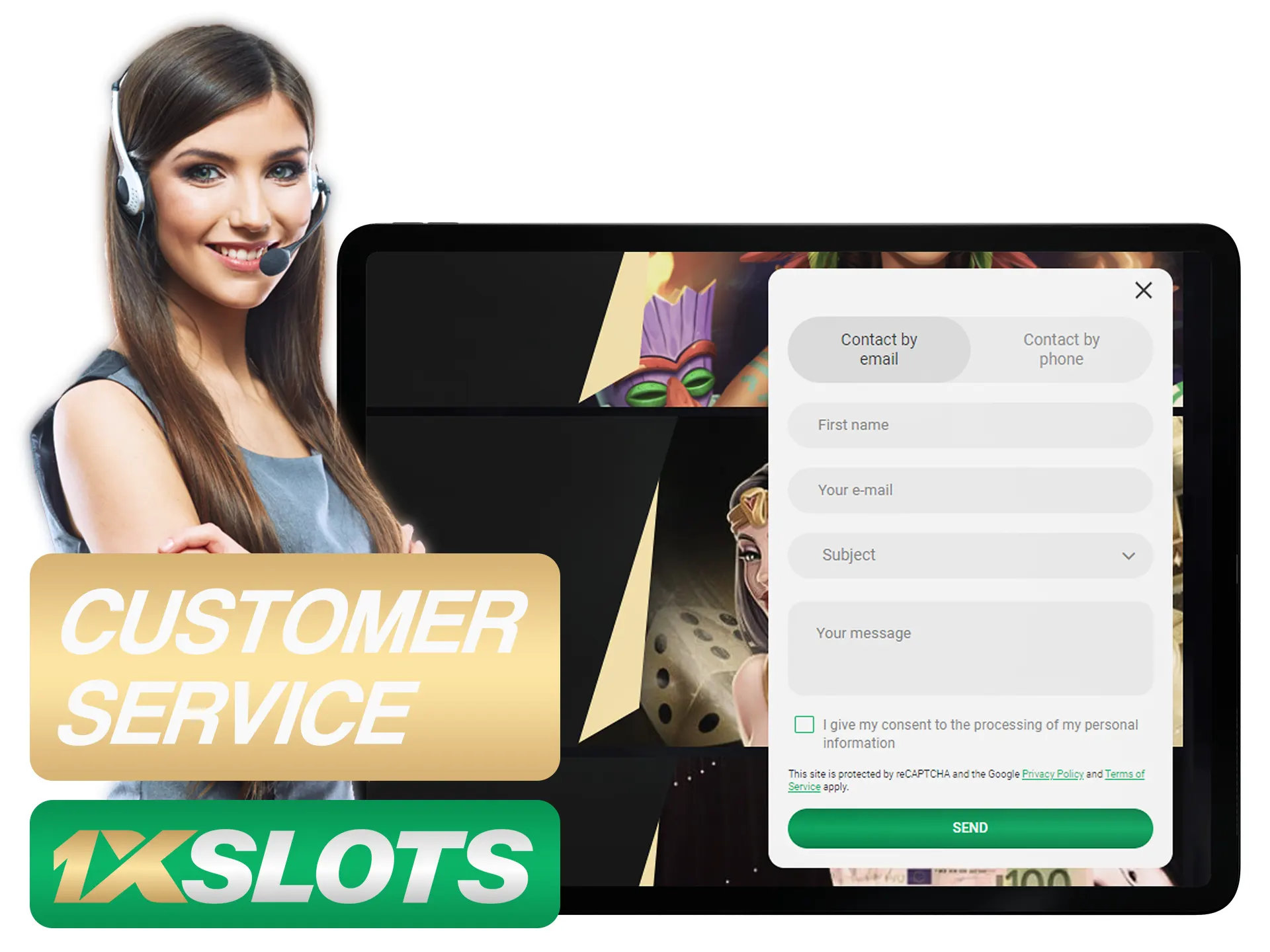 1xslots support