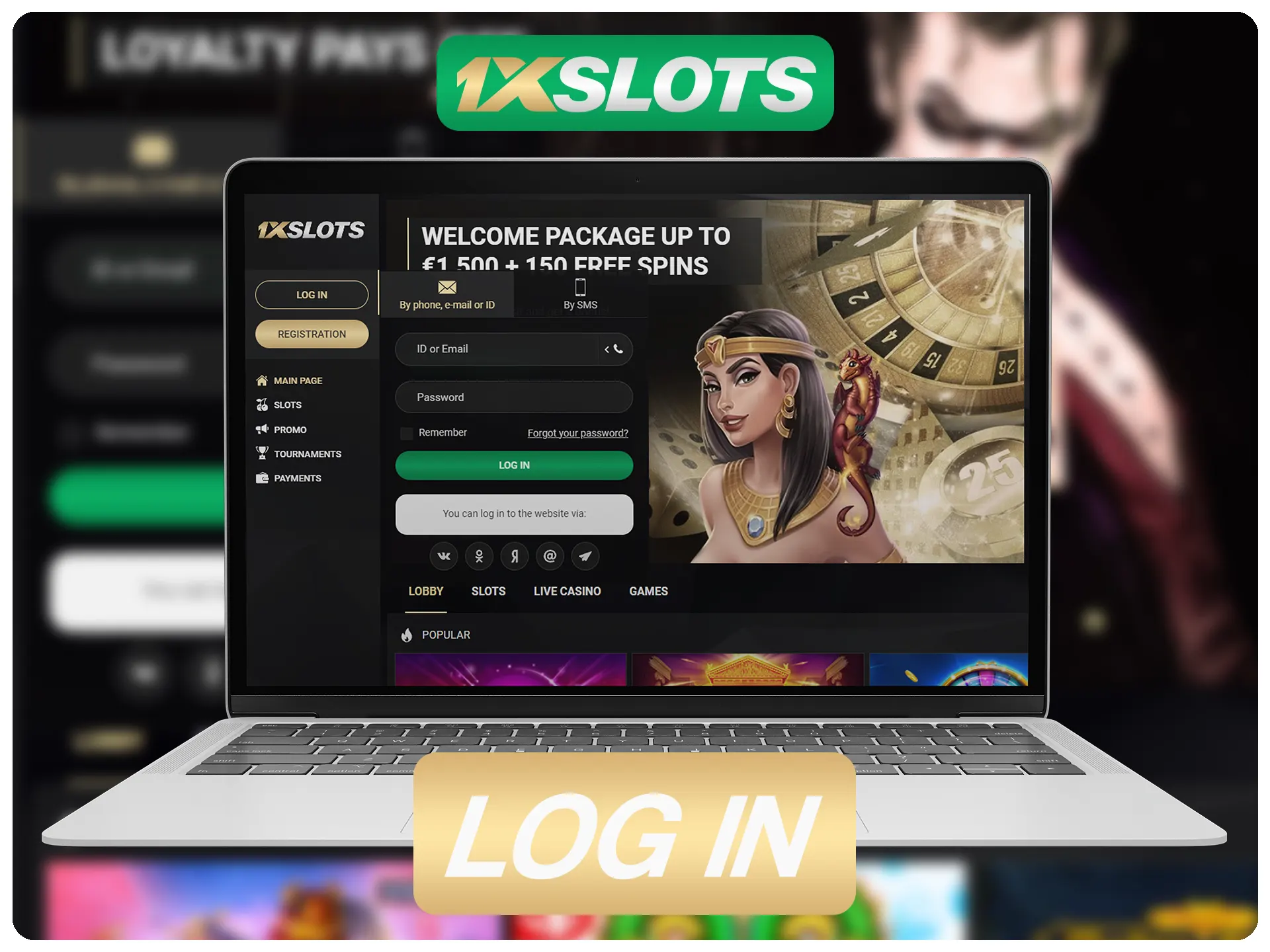1xslots login